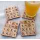 The Scrabble Drink Coasters are a Great Addition to Your Next Party 2
