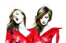 41 Hot High-Fashion Illustrations
