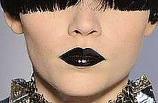 13 Bold Black Lipstick Editorials
