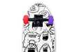 Multi-Colored Graffiti Decks