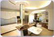 Fantasy interior of modern house