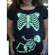 X-Ray Pregnancy Tees - The Skeleton Maternity Shirts are a Spooky Halloween Costume (GALLERY) 3