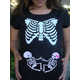 X-Ray Pregnancy Tees - The Skeleton Maternity Shirts are a Spooky Halloween Costume (GALLERY) 4
