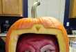 Cartoon Villain Pumpkin Carvings