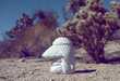 Contemplative Nosey Statues
