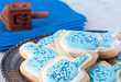 Dreidel Blue Icing Treats