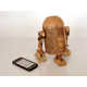 Rustic Robot Tech Acessories - The R2-D2 Wood iPhone Dock is a Naturally Scientific Device (GALLERY) 1