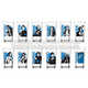 This Collection of Dr. Who Shot Glasses Feature the Doctors and TARDIS 1