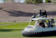 Futuristic Golf Hovercarts