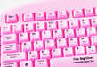 Pink Keyboard For Blondes